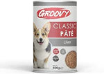 Groovy Wet Food For dogs classic pate liver 400g.
