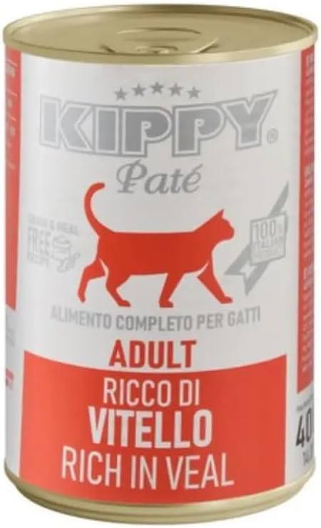 Kippy Wet Food For adult Cat Veal 400 gr