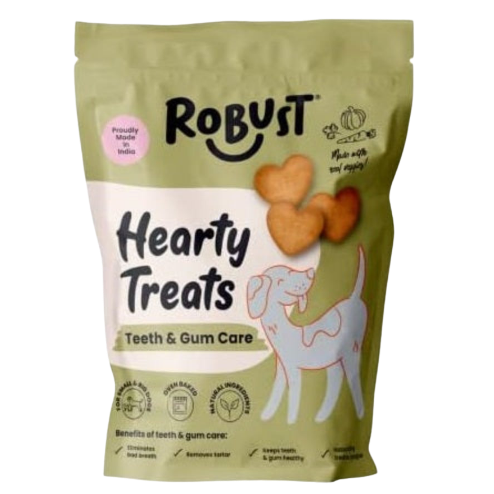 Robust Hearty Treats Teeth And Gum Care for Small to Large Breed Dogs 500 gr.