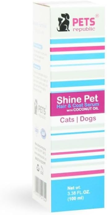 Pets Republic Shine Pet Hair & Coat Serum With Coconut Oil 100 ml.