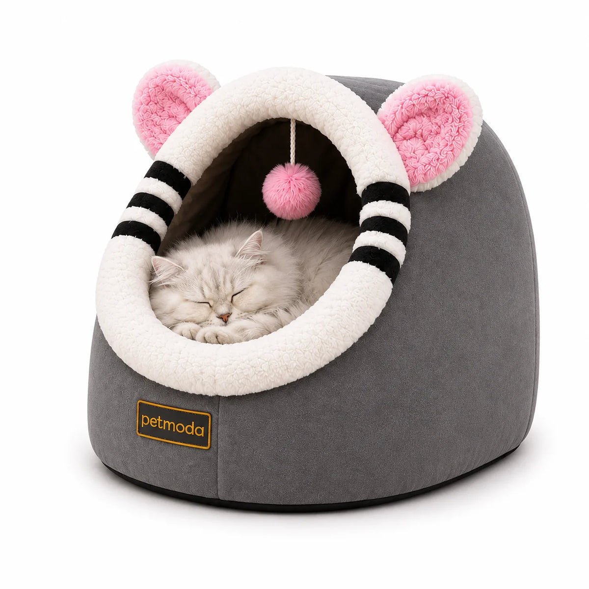 Petmoda Cat House Bed 50 cm - Mouse Shape - Grey Petfast.shop Petmoda bed Cat Dog Kitten Puppy Supplies petfast.shop Egypt PPE2457S Default Title 1449.00