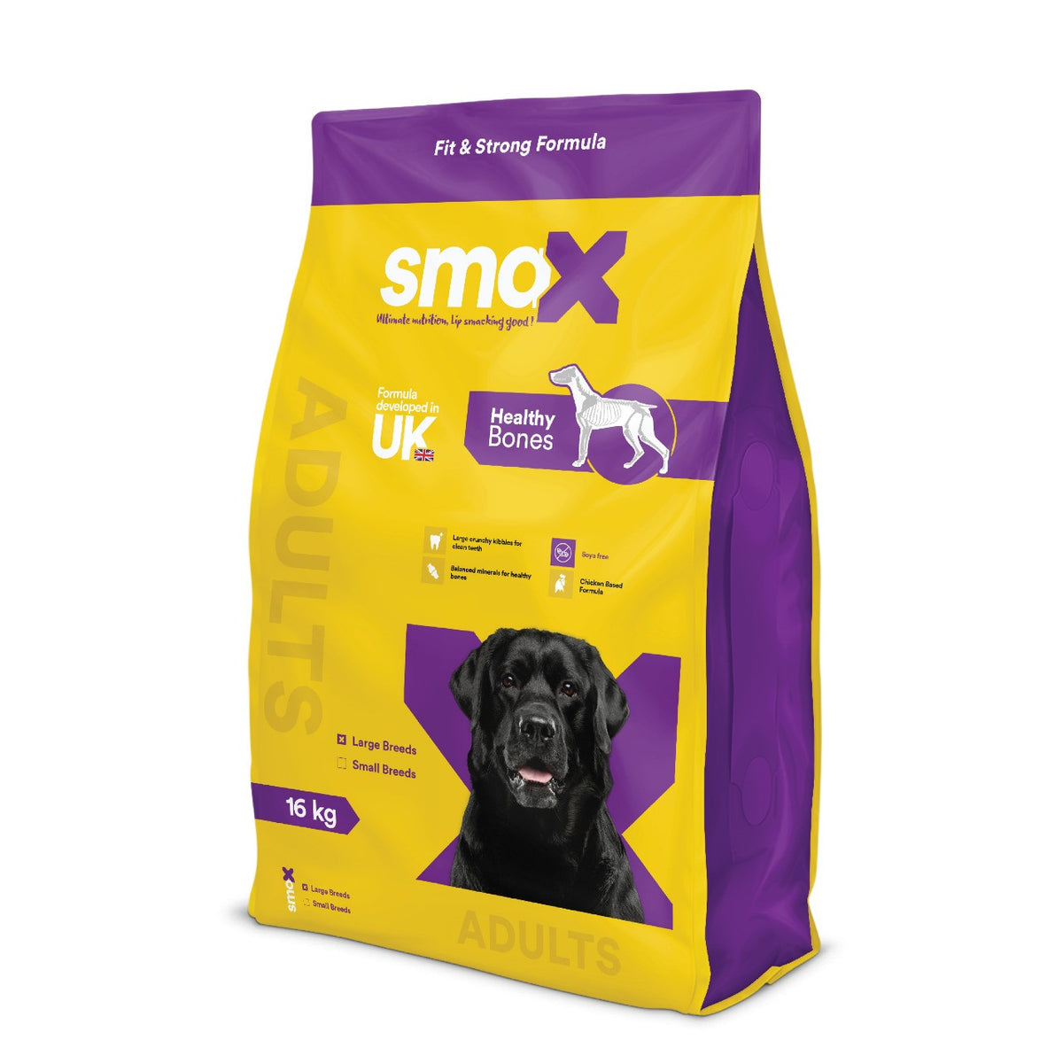 Smax Adult dog dry food for Large Breeds 16 kg.