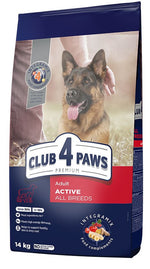 Club 4 Paws Dry Food for adult Active Dog 14 kg.