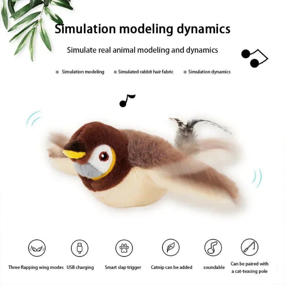 Cat Toy Moving Bird Interactive Toy for Cat.