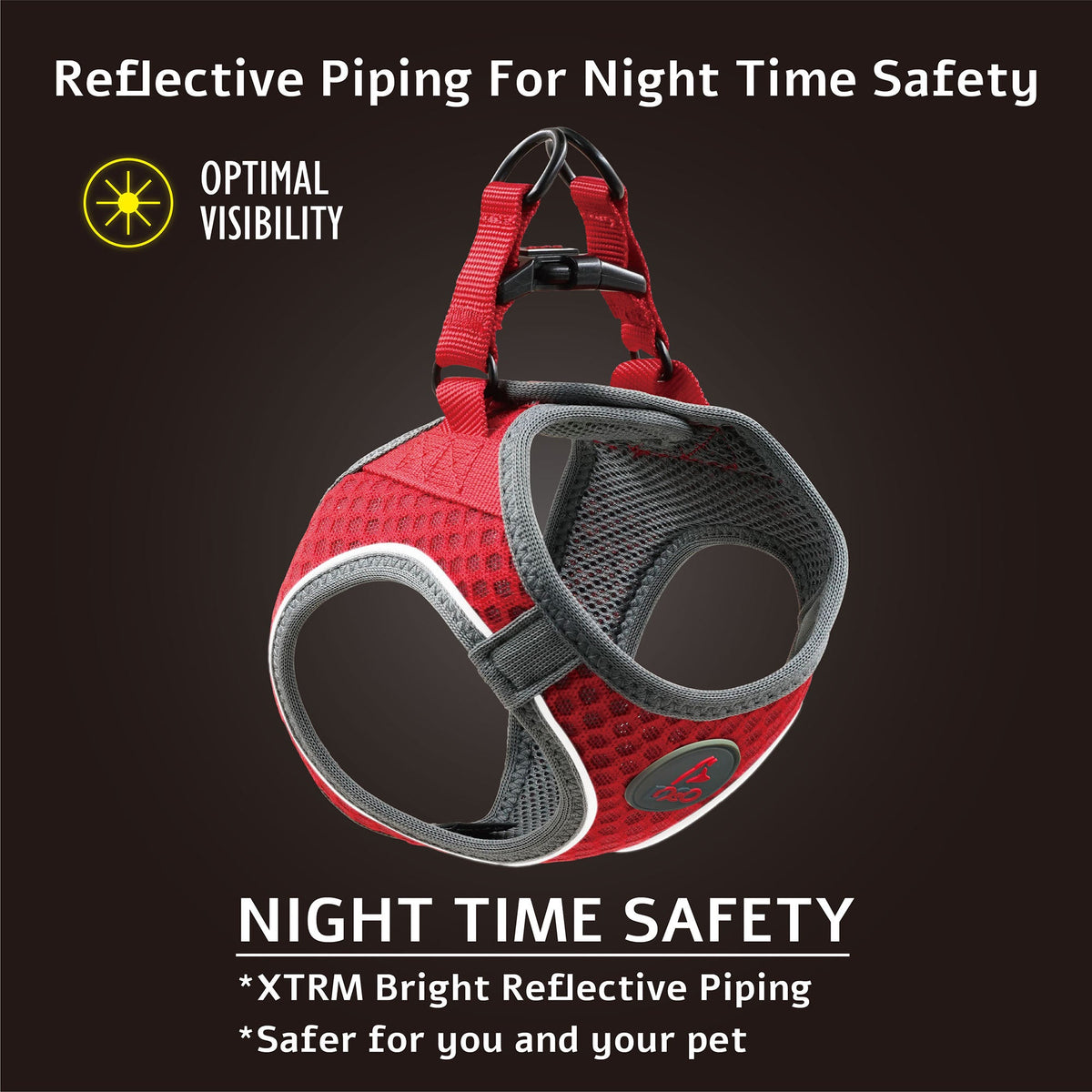 DOCO® Athletica Net mesh QUICK FIT Dog Harness.