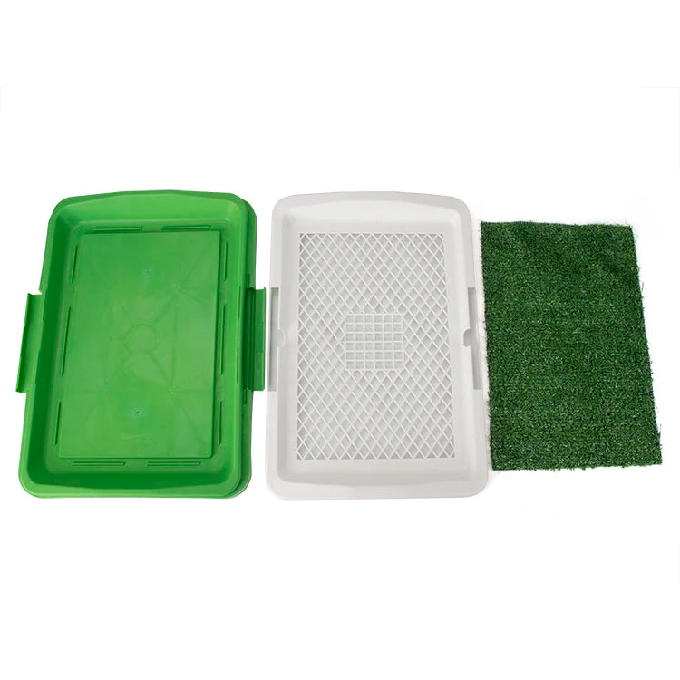 Indoor Dog Toilet Tray With Grass 47*34cm.