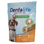 Dentalife daily oral care product packaging with a dog on the front
