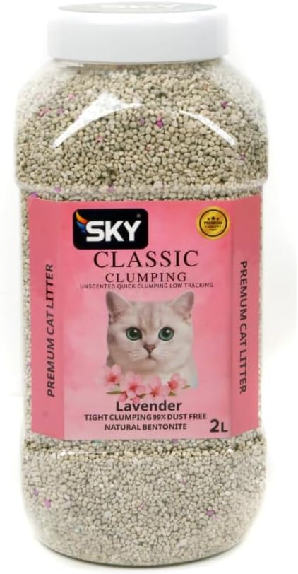 sky cat litter classic lavender 2 L.