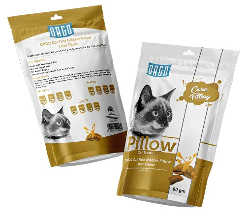 ORGO Pillow cat Treats with liver 80 gm.