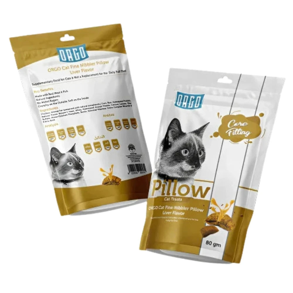 ORGO Pillow cat Treats with liver 80 gm.