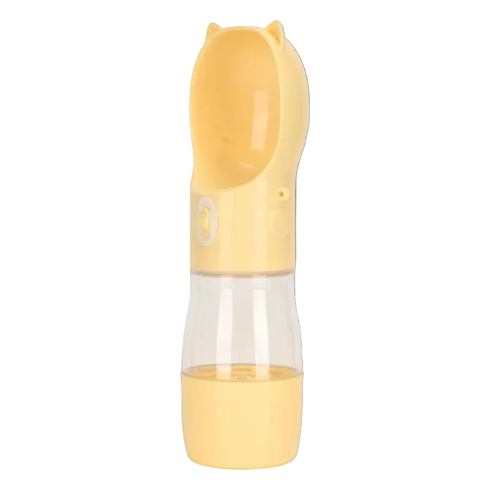 Water Bottle and Food For Dogs and Cats Petfast.shop Generic Bowls & Feeders Carriers & Travel Accessories Cat Dog Kitten Puppy Summer Supplies petfast.shop Egypt PWA3048S yellow 280.00