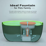 Avocado Cat Automatic Water Water Fountain, 2L.