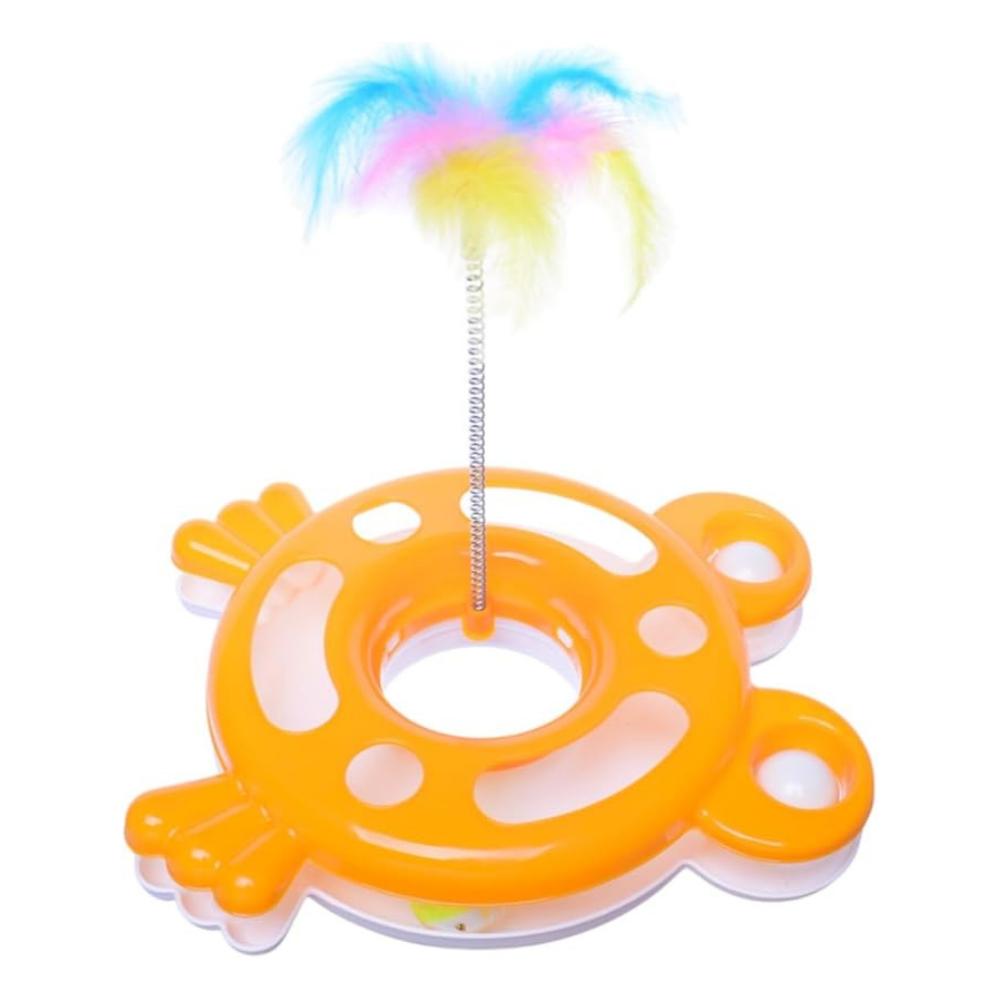 1 Tier Ball Plastic Cat Toy.