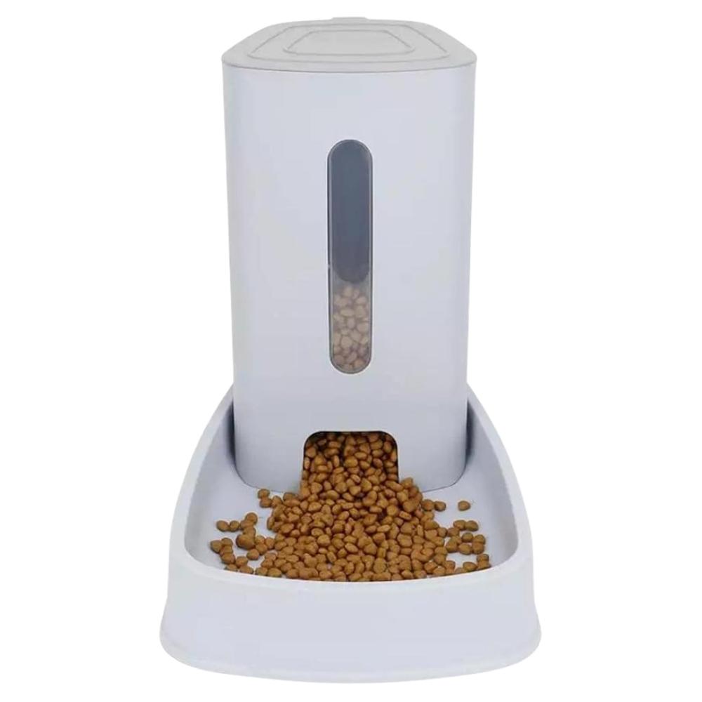 Automatic Food Dispenser for Cats and Small Dogs With Large Capacity.