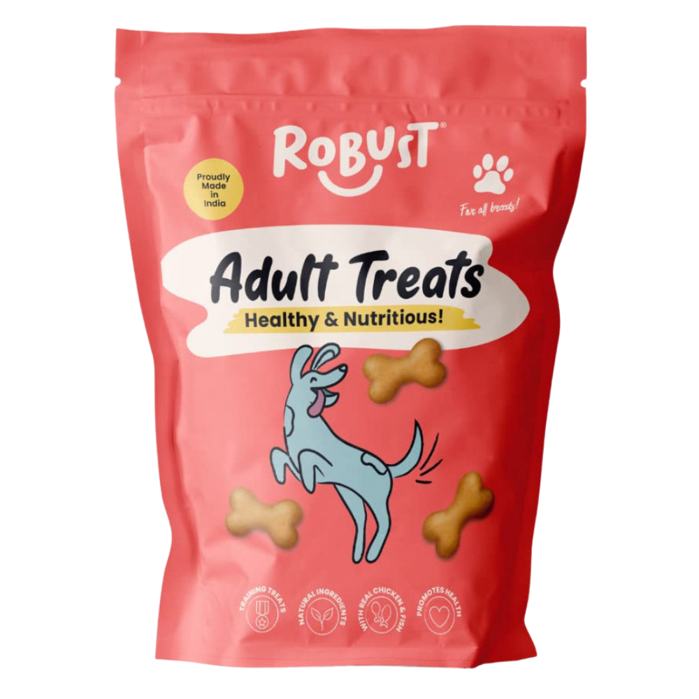 Robust Treats with Chicken and Fish for Adult Dogs 500 gr.