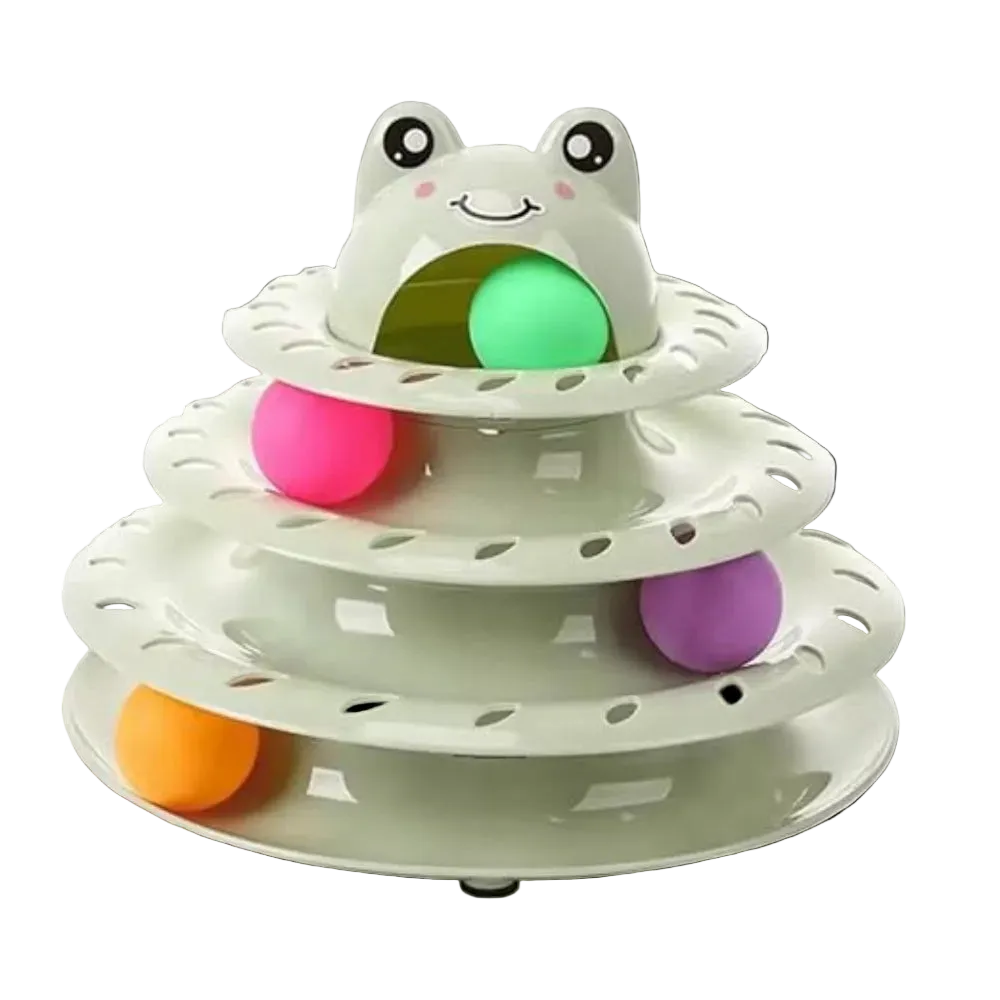 Cat Toys Interactive Cat Toy Sets4Level Tower Cats Pack of 1 Green and Pink Petfast.shop Generic Cat Kitten Supplies Toys petfast.shop Egypt PCA3073S green 230.00