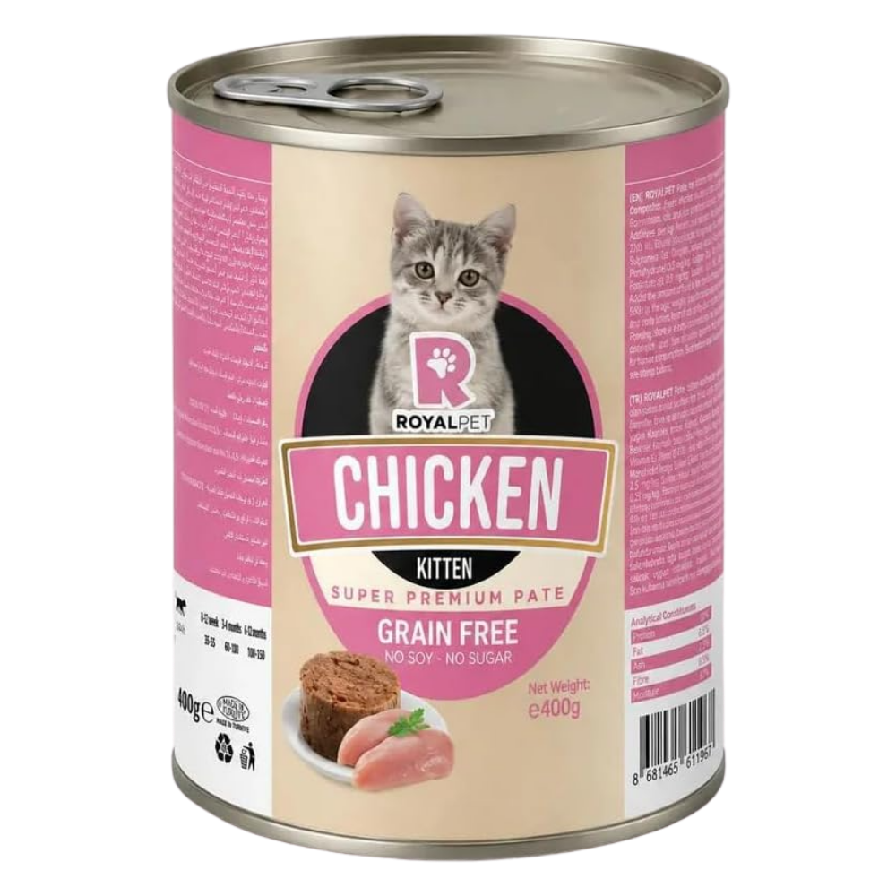 Royal Pet Wet Food for Kitten Chicken 400g Petfast.shop Royal Pet Cat Food Kitten Wet Food petfast.shop Egypt PRO6911S Default Title 110.00