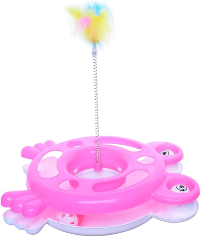 1 Tier Ball Plastic Cat Toy.