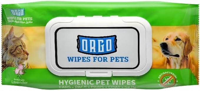 orgo wipes for pets lavender 48 Wipes.