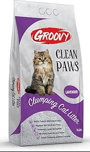 Groovy cat litter Lavender 5L.