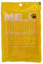 Yellow package with 'Meko' branding on a white background