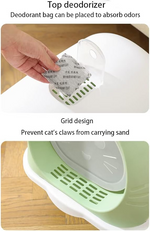 Cat Litter Box Cat Shape Size 34*48.5*34Cm