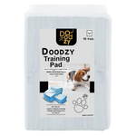 Doodzy training pad packaging with a dog on a white background