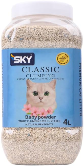 sky cat litter classic baby powder 4 L.
