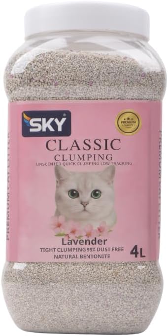sky cat litter classic lavender 4 L.