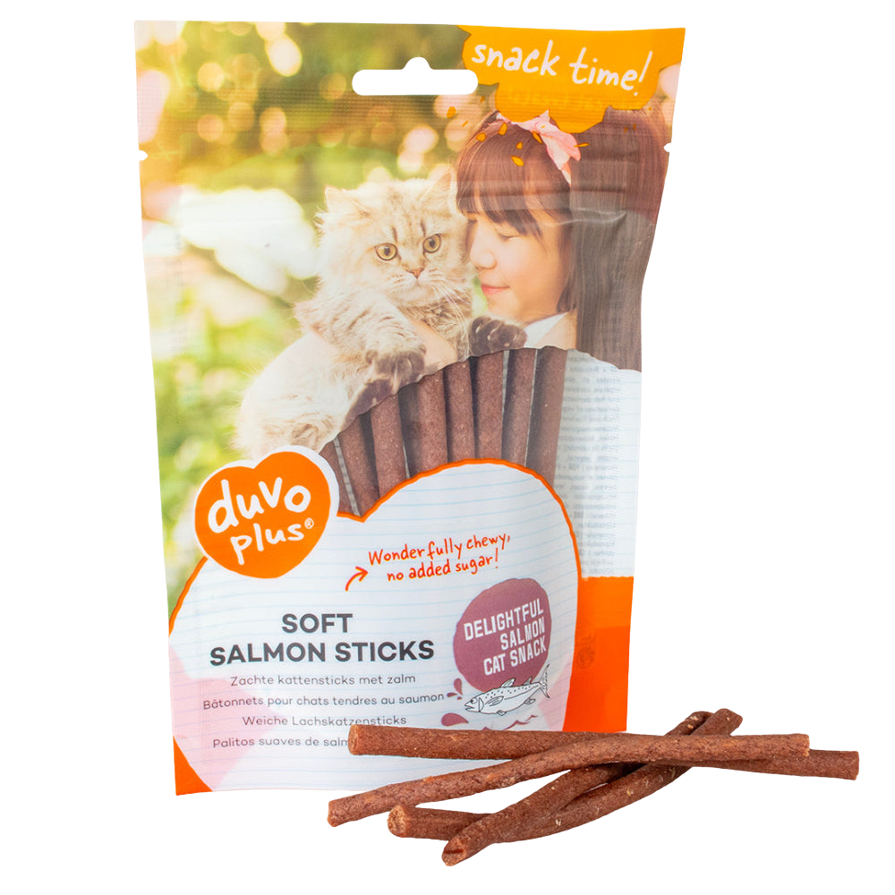 DUVO SOFT Salmon Sticks For Cats 50G.
