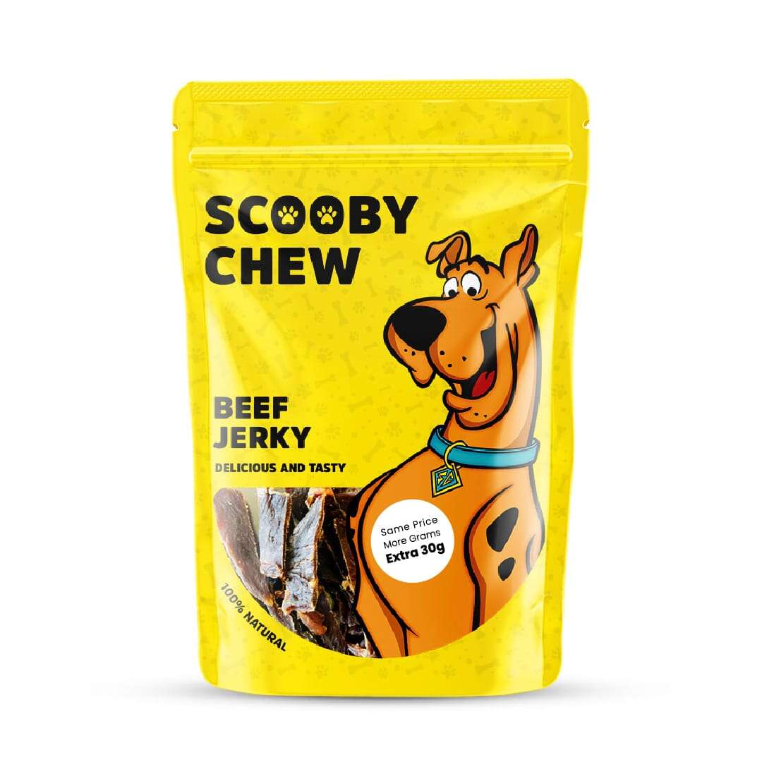 Scooby Chew Beef Jerky Dog Treats 120 gr.