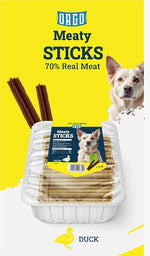 Orgo Meaty Sticks Duck 500g.