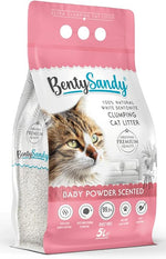 Benty Sandy Cat Litter 5L (BABY POWDER SCENTED).