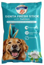 rich denta fresh sticks salamon ( 4 sticks ).
