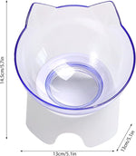 Raised Cat Bowl with Non-Slip Stand for Cats or Small Dogs.
