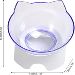 Raised Cat Bowl with Non-Slip Stand for Cats or Small Dogs.