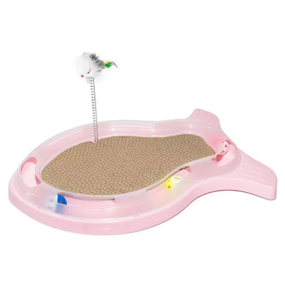 Fish Shape Cat Scratch Board Toy.