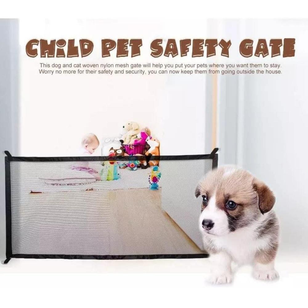 Safe Portable Folding Magic Gate For Small Dogs 170*75 cm.