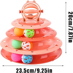 Cat Turntable Toy 3 layers with Ring
