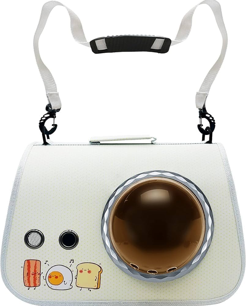 Pet Carrier Backpack Egg Muffin for Cats and Small Dogs.