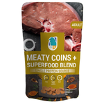 rich meaty coins 80 g ( liver ).