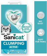 Sanicat Active White Ultra Clumping Cat Litter 10 L.