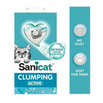 Sanicat Active White Ultra Clumping Cat Litter 10 L.