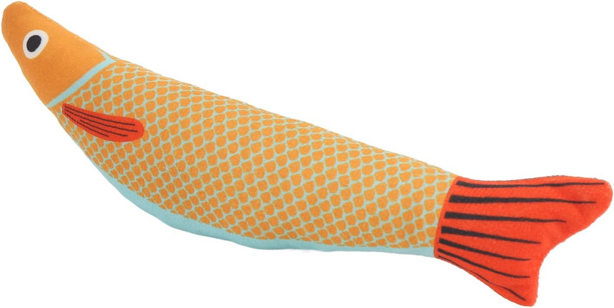 Cat Toy Saury Fish with Ring