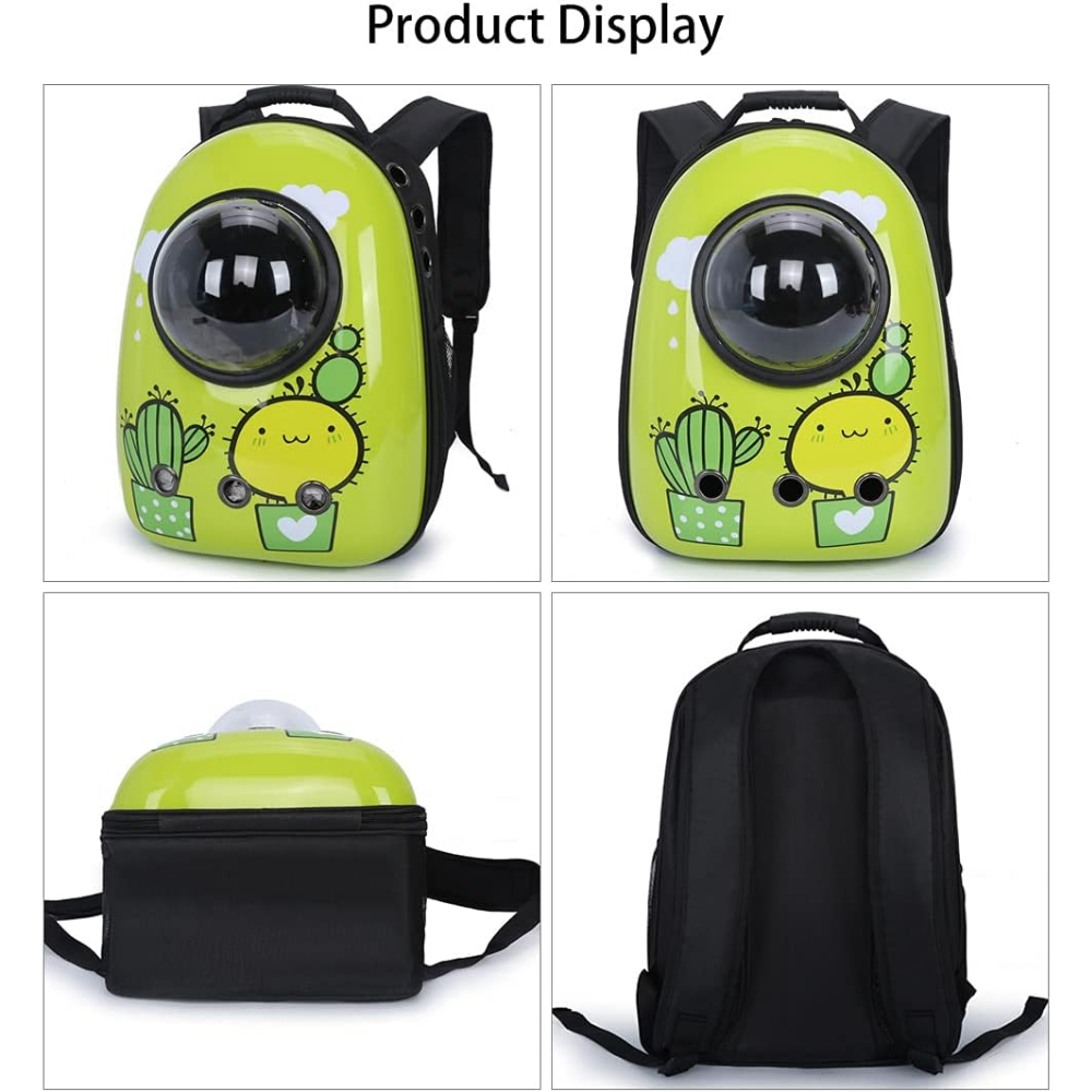 Pet Carrier Backpack cactus Shape Size 42*35*27Cm