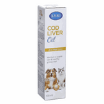 Box of LYSI Cod Liver Oil for pets on a white background