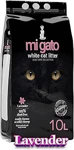mi gato white cat litter lavender 10l.