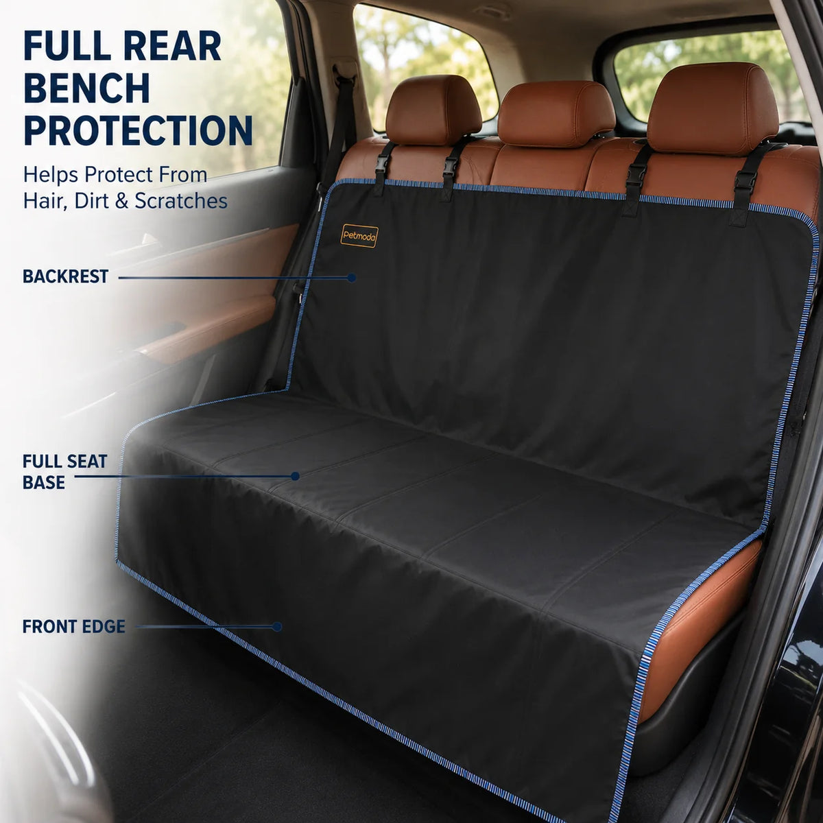 Petmoda Car Seat Cover 1 Sides 143*120 cm