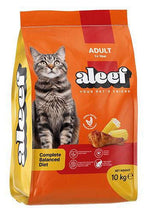 Aleef Dry Food with Chicken and Corn for Adult Cats 10 kg.