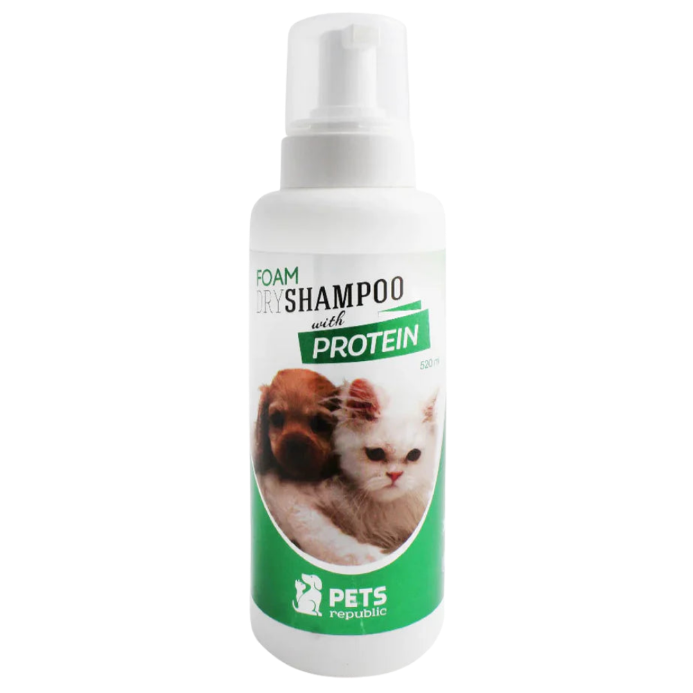 Pets Republic Foam Dry Shampoo with Protein 520 ml.